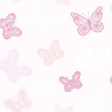 Noordwand Noordwand tapet @ Home Butterfly Pink
