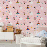 Noordwand Noordwand tapet @ Home Rainbow Minnie Pink