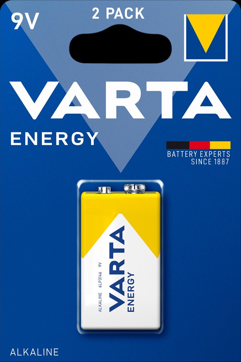 Varta batteri energi 9v 6lr61 blister (1)