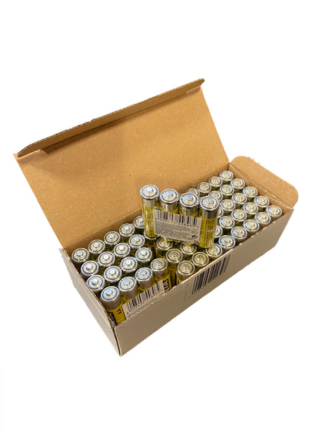 Varta Superlife AA -batterier. Zink kulstof. pr. 60. (emballage på arbejdspladsen)