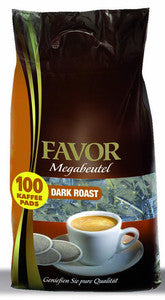 Favor dark roast megabeutel (8x 100 pads)