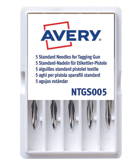 Avery av-ntgs005 nåle tekstilpistol 5 nåle til delphinium tang