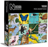 Puslespil 1000 brikker naturhistorie. 69x50