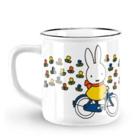 Miffy cycles retro krus af hvide tulipaner