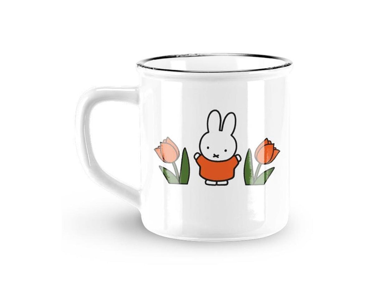 Miffy krus tulipaner rød ã˜8xh7,5cm keramik