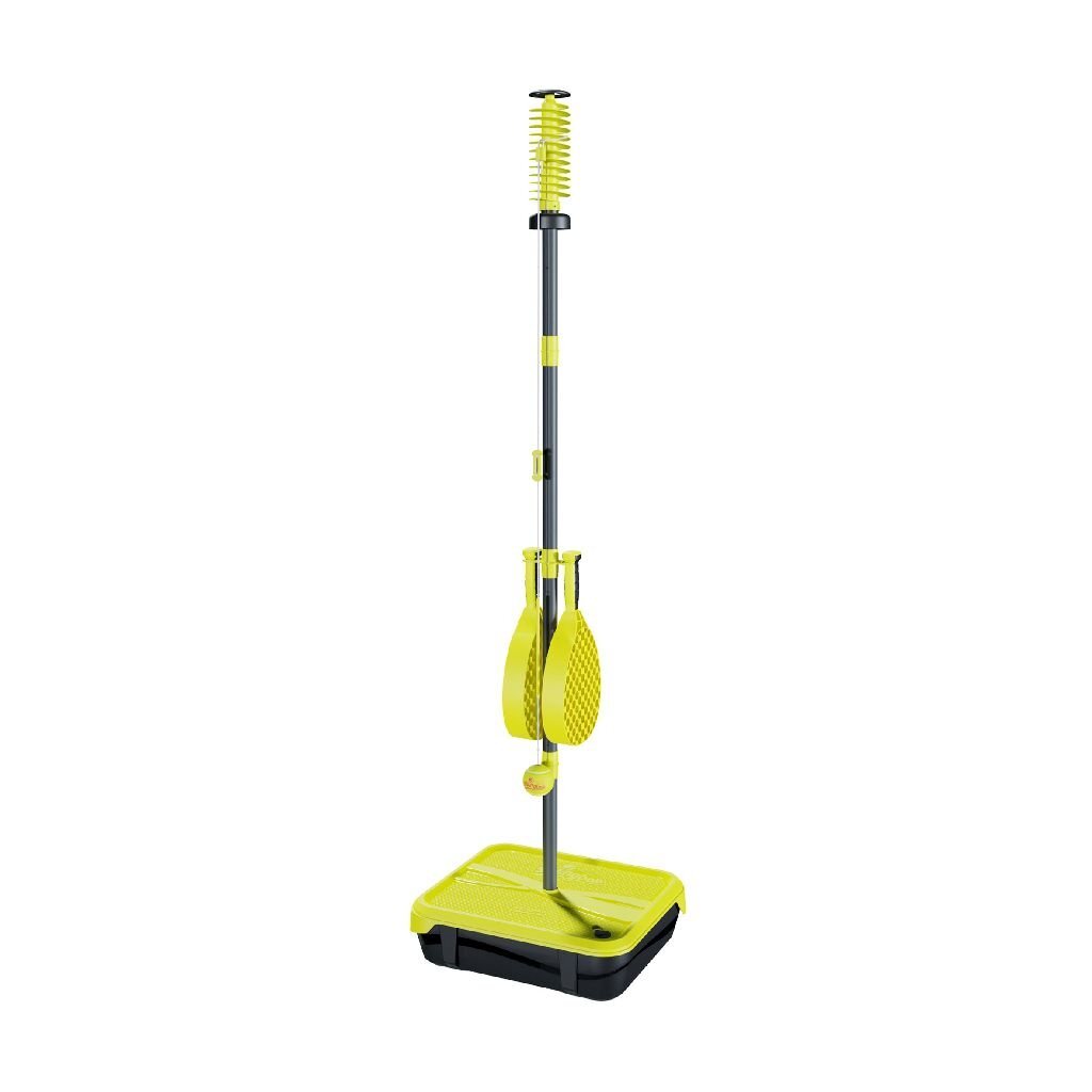 Swingball pro tennisstolpe med alle overflader base sort gul