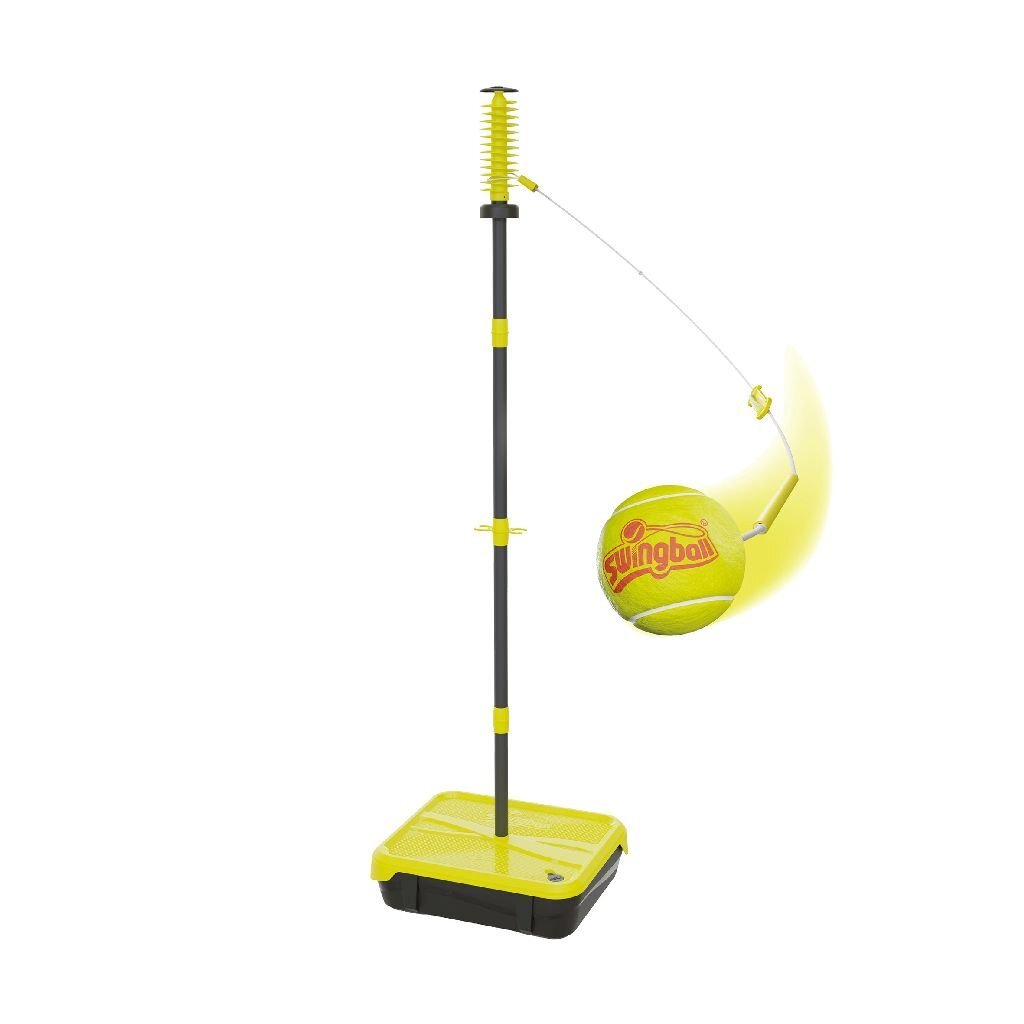Swingball pro tennisstolpe med alle overflader base sort gul