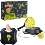 Mookie legetøj swingball reflex tennis pro - tennis træner pro med alle overflader base - sort gul