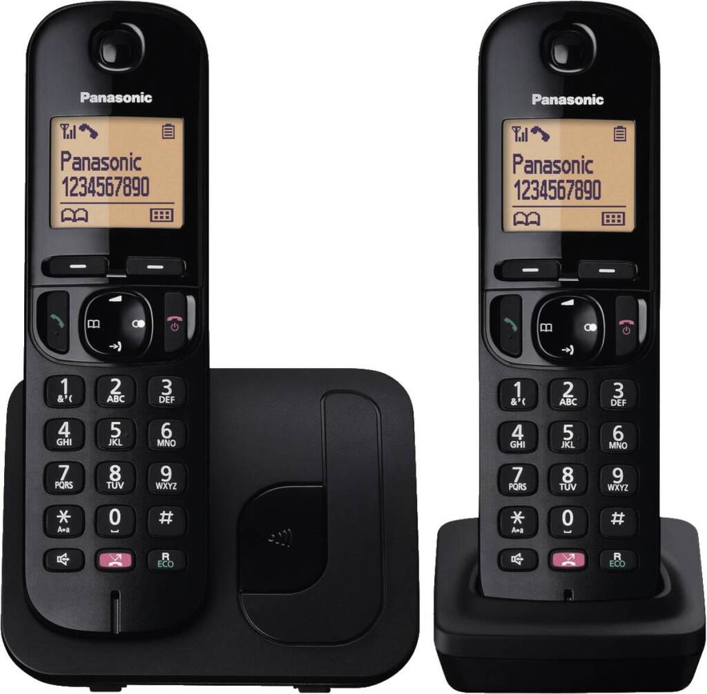 Panasonic kx-tgc252nlb telefon duo sort