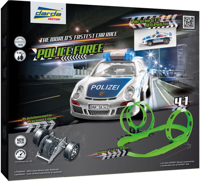 Vedes Darda Police Force racerbane med Porsche 911