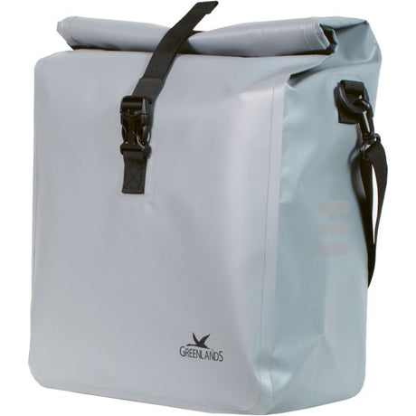 Greenlands single cykeltaske urban style vandtæt 2 - 23 liter 31 x 50 x 15 cm - lysegrå