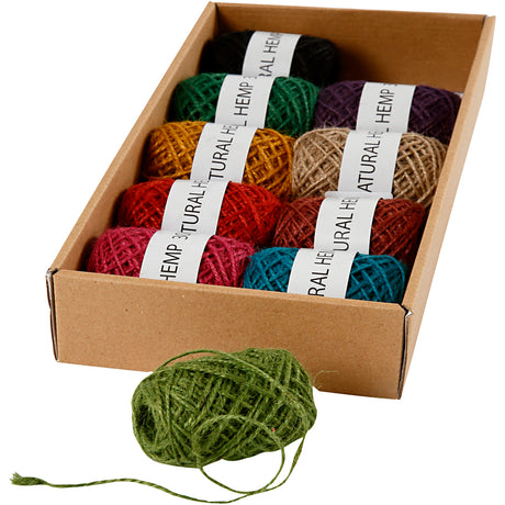 Https: www.cchobby.nl naturlig-hamp-tykkelse-1-2-mm-forskellige-farver-10x30-m-1-boks
