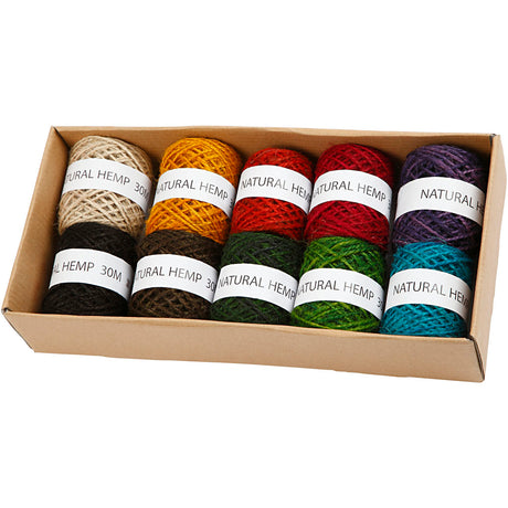 Https: www.cchobby.nl naturlig-hamp-tykkelse-1-2-mm-forskellige-farver-10x30-m-1-boks