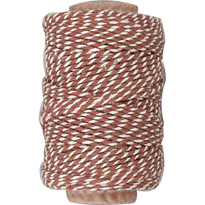 Creativ virksomhed https: www.cchobby.nl bomuldssnor-tykkelse-1-1-mm-brun-hvid-50-m-1-rulle