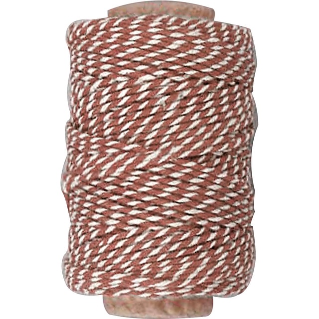 Creativ virksomhed https: www.cchobby.nl bomuldssnor-tykkelse-1-1-mm-brun-hvid-50-m-1-rulle