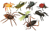 Large insects, 12 assorted. 15 cm. 3+