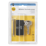 Yale 1070952 - profilcylinder 500 sort mat 60mm (30 30) | 5 stk