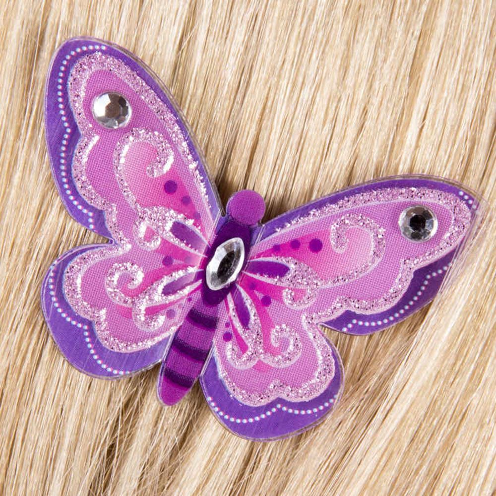 Hårpynt butterfly 2 ass. 3+