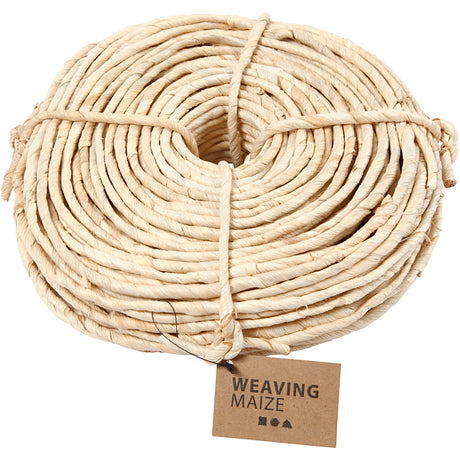 Creativ firma majssnor, b: 3,5-4 mm, ca. 90 m, natur, 500 g 1 kugle