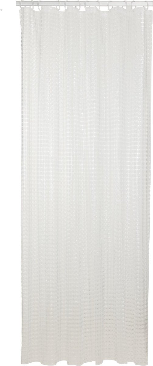 Sælskind prisme bruseforhæng 180x200 cm - peva - gennemsigtig