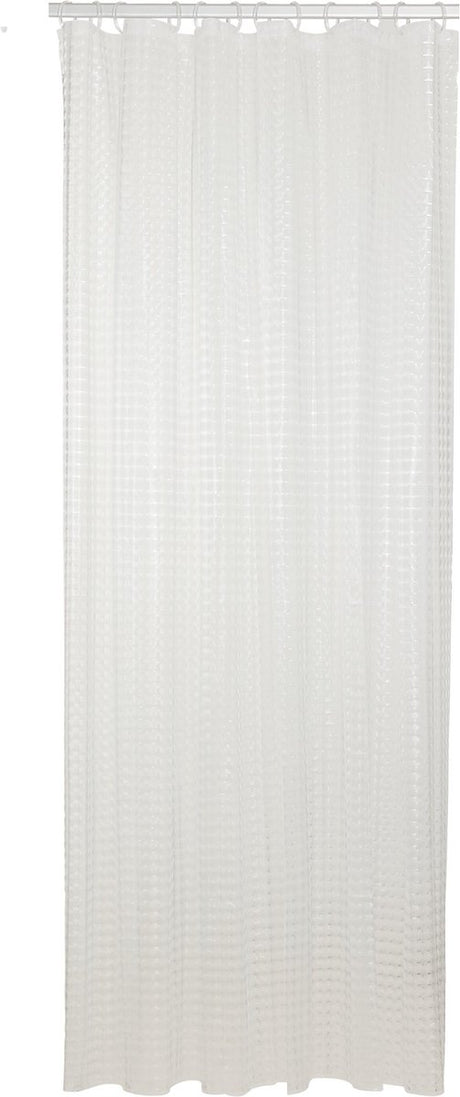 Sælskind prisme bruseforhæng 180x200 cm - peva - gennemsigtig