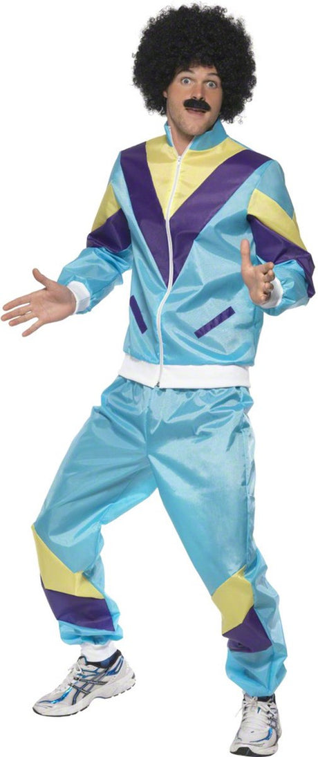 Vegaoo jaren 80 trainingspak voor mannen - verkleedkleding - large l