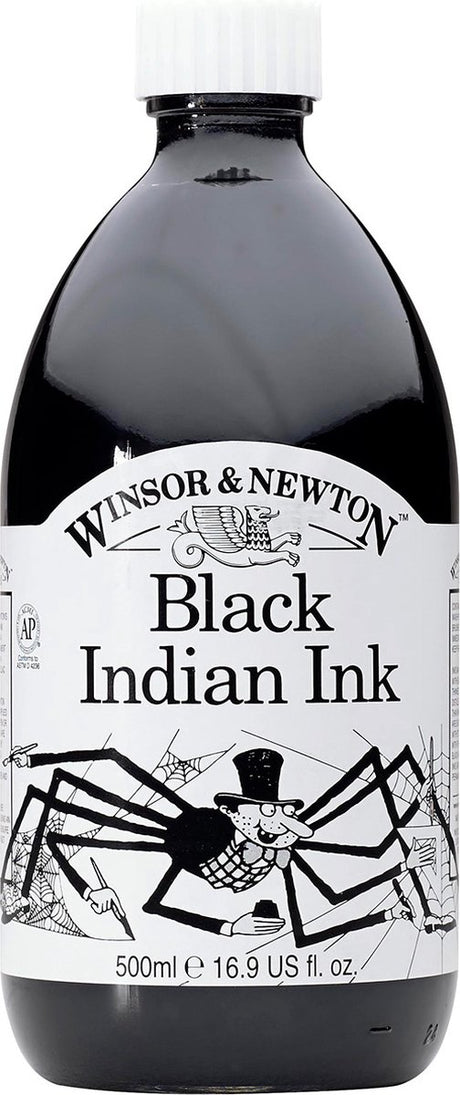 Winsor Newton - hobbyblæk - indisk blæk - sort - 250ml