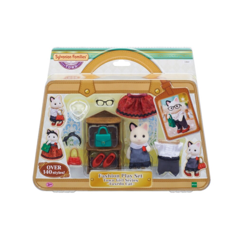 Sylvanian Families 5462 Fashion Legesæt Tuxedo Cat