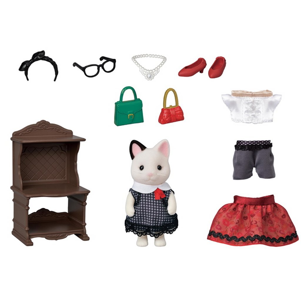Sylvanian Families 5462 Fashion Legesæt Tuxedo Cat
