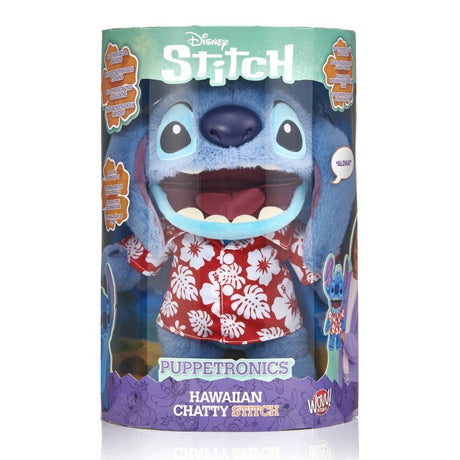 Wow ting disney stitch hawaiian chatty stitch krammetøj 30 cm + lyd