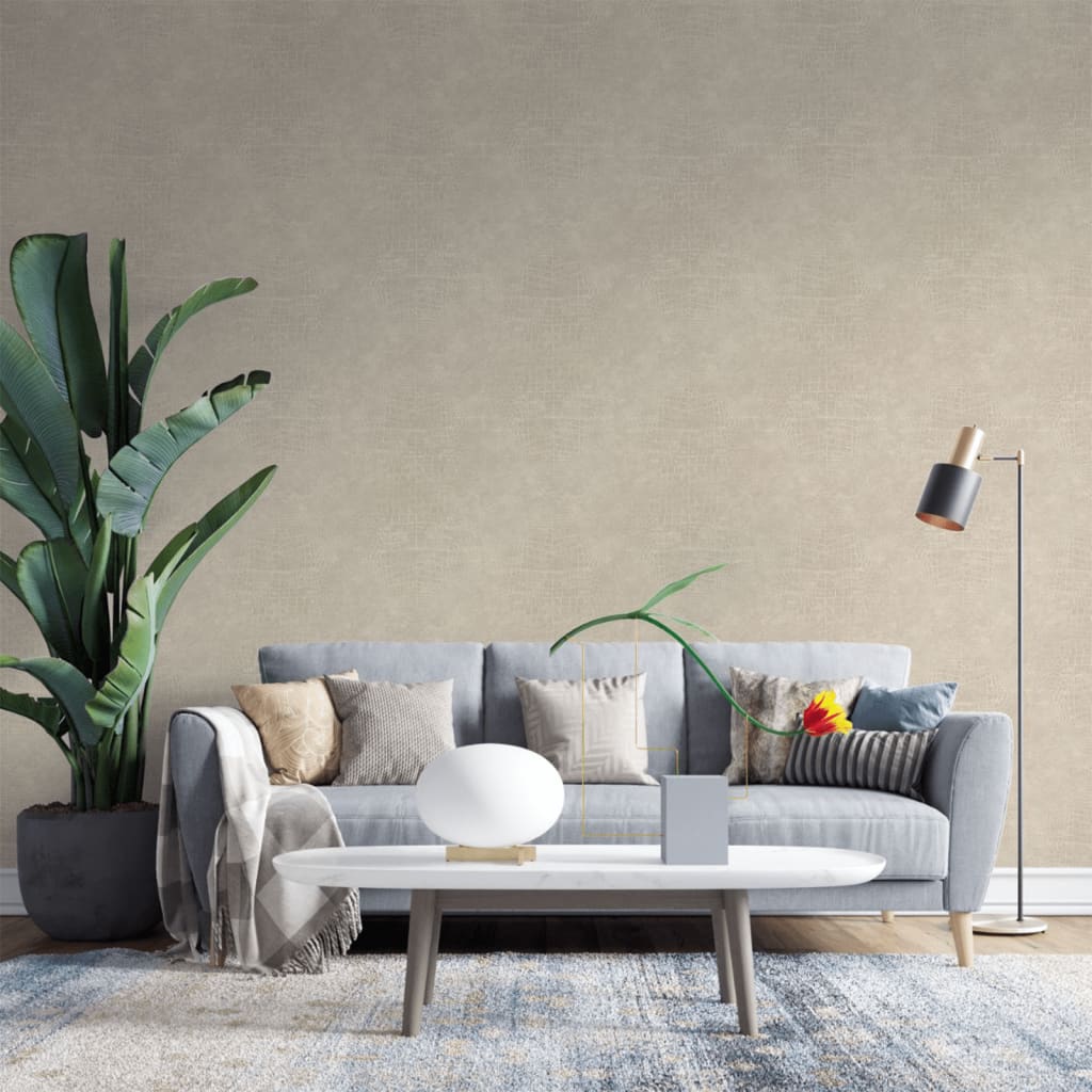 North Wall Wallpaper Croco Beige