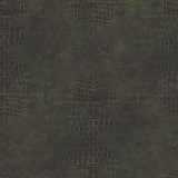 North Wall Wallpaper Croco Green