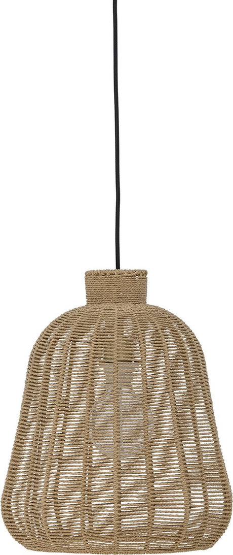 Bloomingville kreativ kollektion - felizia hængelampe - beige - papir
