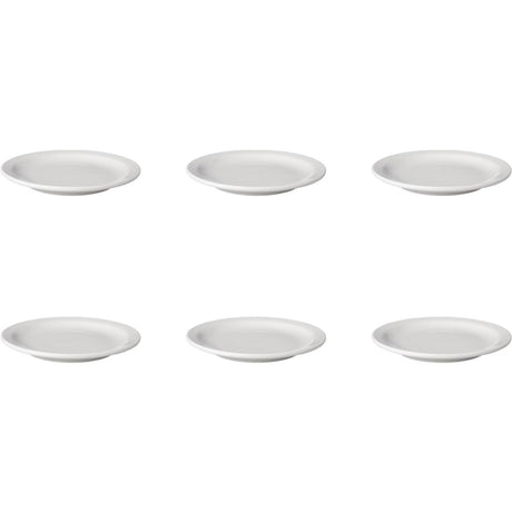 Mammoth tallerken hvid flad smalkant budgetline (6x 16cm)
