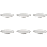 Mammoth tallerken smalkant budgetline porcelæn hvid 21cm (sæt med 6)