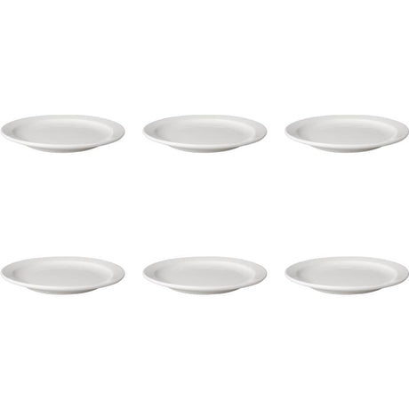 Mammoth tallerken smalkant budgetline porcelæn hvid 21cm (sæt med 6)