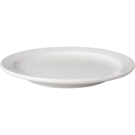 Mammoth tallerken smalkant budgetline porcelæn hvid 21cm (sæt med 6)