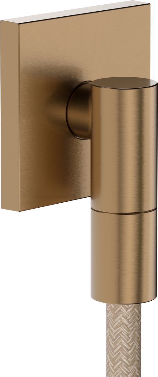 Hansgrohe fixfit fine e vægtilslutningsbøjning uden kontraventil børstet bronze