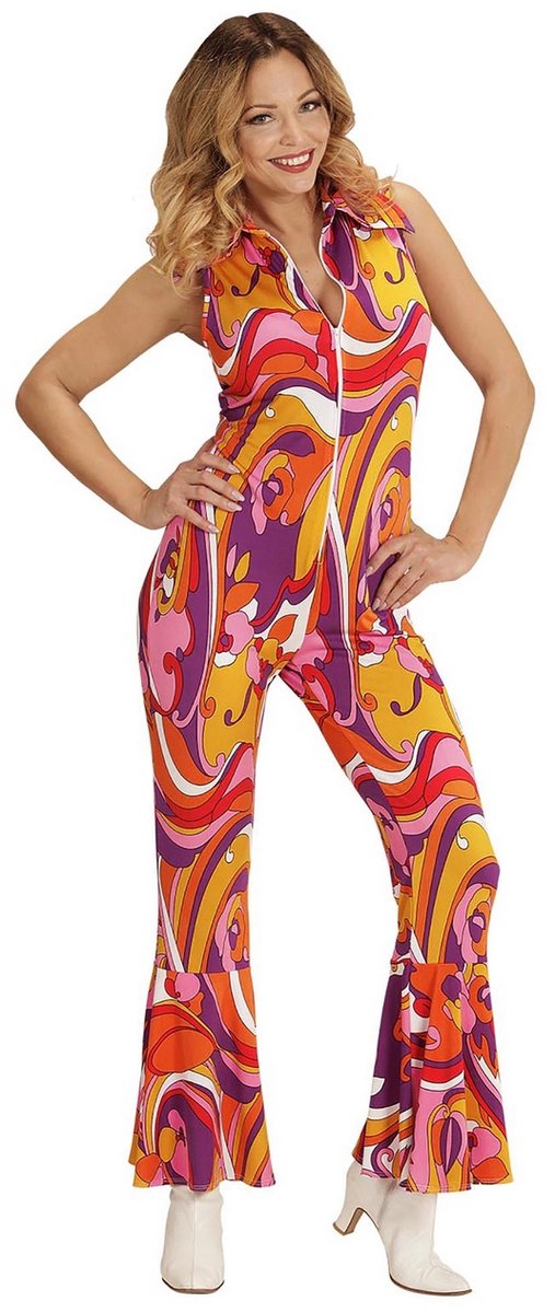Widmann groovy geralda 70'er jumpsuit til kvinder, orkidé - kvinde