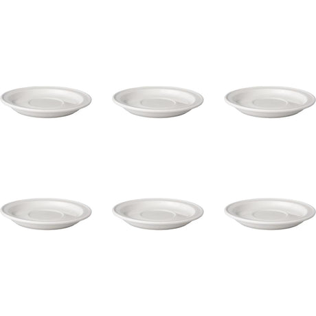 Mammoth kage tallerken suppe fad budgetline 17 cm porcelæn hvid (sæt med 6).
