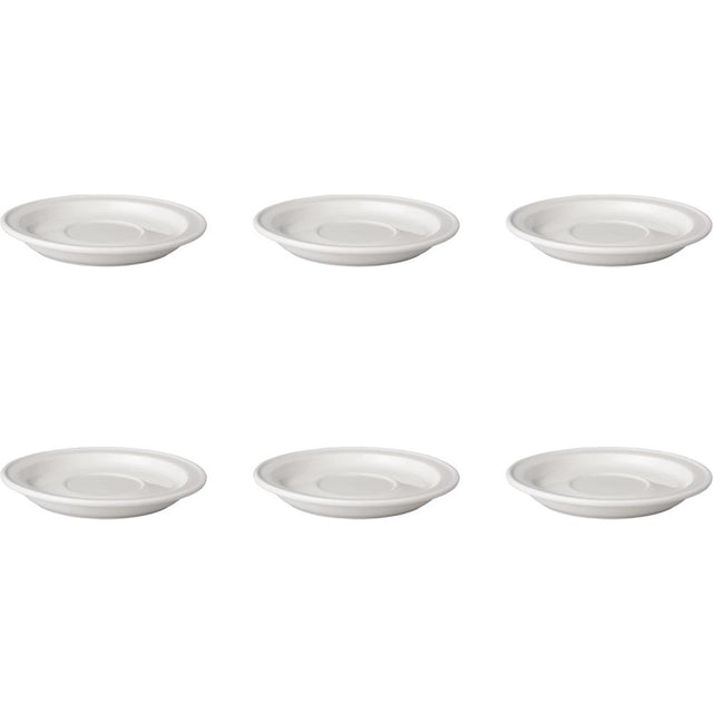 Mammoth kage tallerken suppe fad budgetline 17 cm porcelæn hvid (sæt med 6).