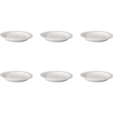 Mammoth kage tallerken suppe fad budgetline 17 cm porcelæn hvid (sæt med 6).