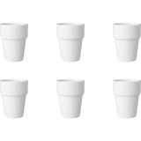Mammoet mælkekop budgetline porcelæn 190ml hvid (sæt med 6) dia7,5xh10