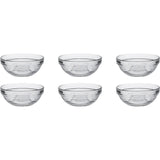 Duralex skål lys stabelbart rundt hårdt glas 125ml 9cm 6 stk