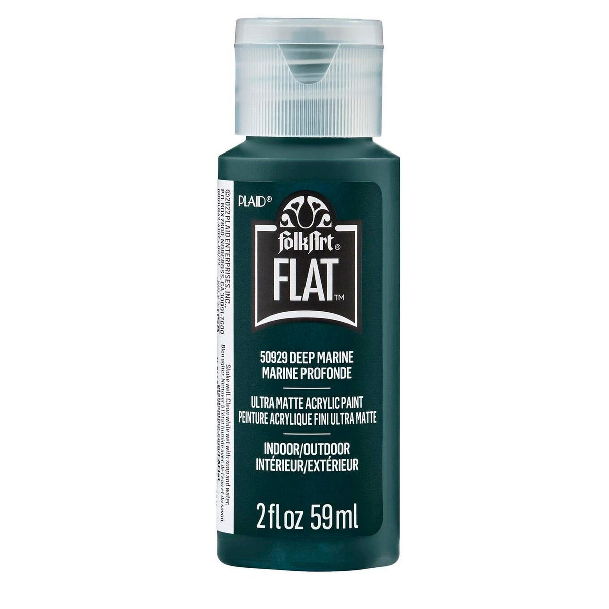 Folkart • flad ultra mat akrylmaling deep marine 59ml