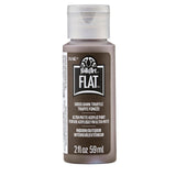 Folkart • flad ultra mat akrylmaling mørk trøffel 59ml