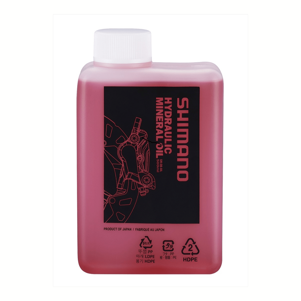 Shimano mineralolie rød 1l