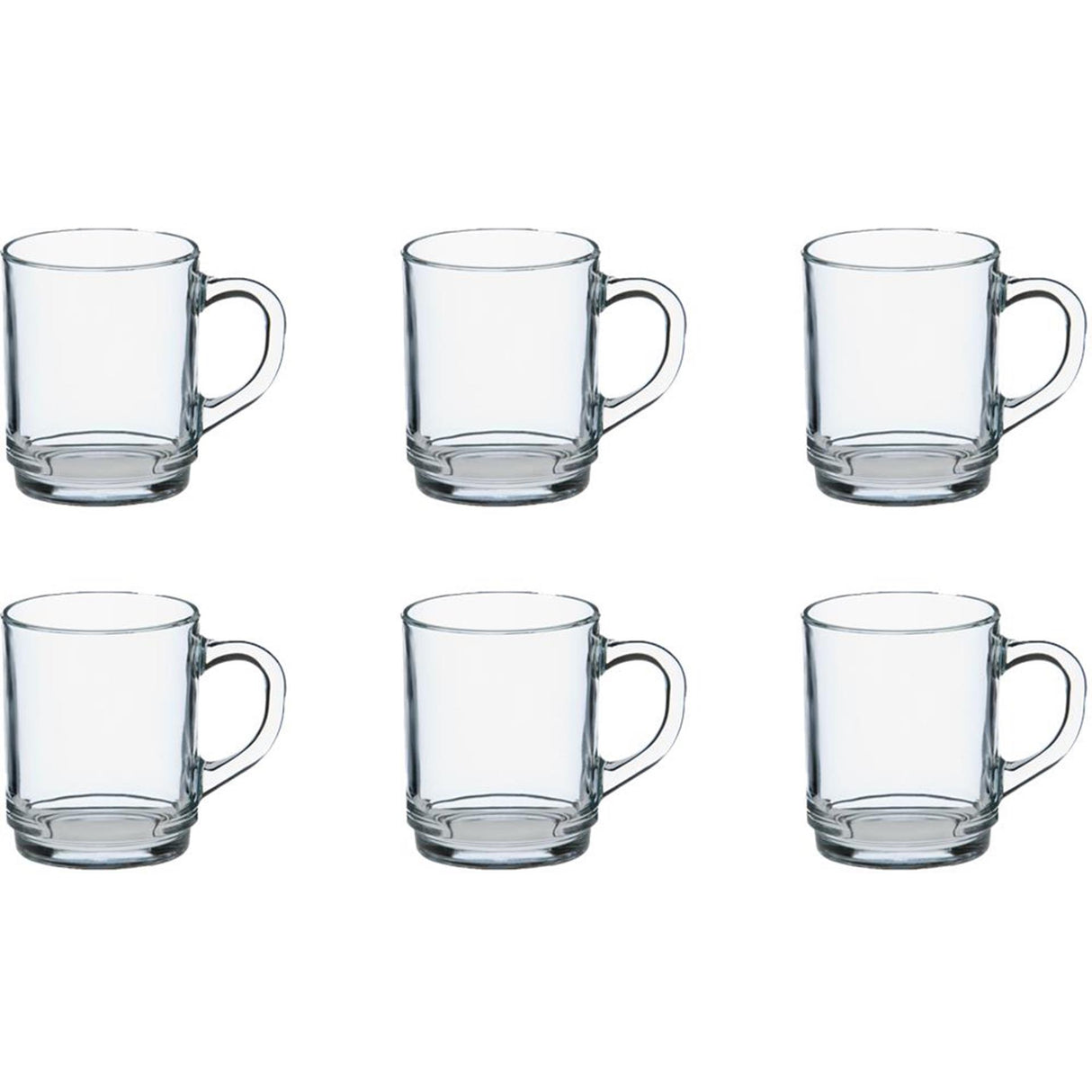 Duralex teglas versailles hårdt glas 250ml 6 stykker ã˜7x8,9cm
