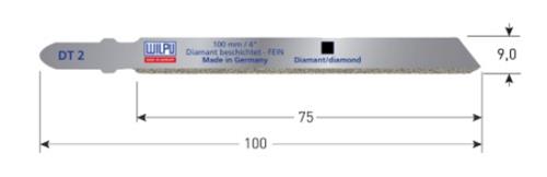 Rotec stiksavsklinge dt2 diamant
