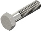 Sekskantbolt m10x80 d931 rustfrit stål a2 | 50 stk